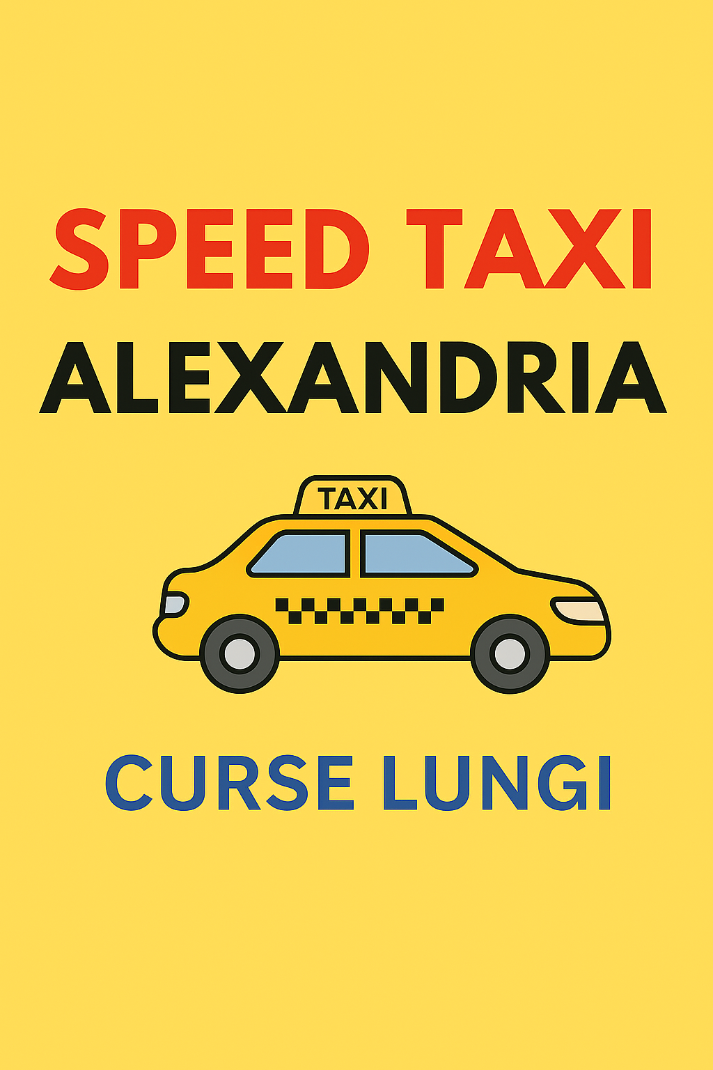 Taxi curse lungi Alexandria